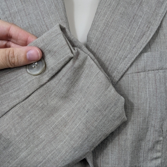 Loft Wool Blend Tweed Blazer Sz 6P - Picture 7 of 13